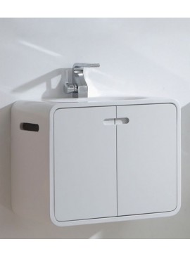 CAPSULA - ΕΠΙΠΛΟ ΜΕ ΝΙΠΤΗΡΑ ΚΑΙ ΠΟΡΤΕΣ 60*40*50h ΛΕΥΚΟ 27-1110
