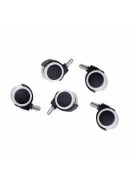 Ροδάκια σετ 5 τεμ για καρέκλες γραφείου Beviane pakoworld