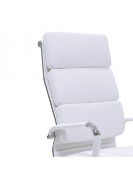 Καρέκλα γραφείου διευθυντή Zous Intrahome λευκό pu 55.5x52x108εκ INTRAPA-388111121