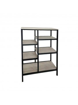 Liberta FILE ΒΙΒΛΙΟΘΗΚΗ ΧΑΜΗΛΗ SONOMA ΜΑΥΡΟ 70x30xH109cm 70x30xH109cm 28-0195
