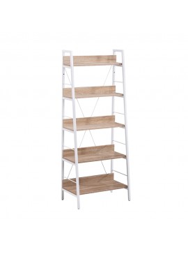 Liberta ONE STEP UP ΒΙΒΛΙΟΘΗΚΗ 5ΡΑΦΙΑ SONOMA ΛΕΥΚΟ 60x35xH149cm 60x35xH149cm 28-0222