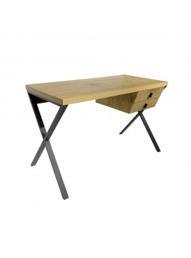 Liberta BOW ΓΡΑΦΕΙΟ 2ΣΥΡΤΑΡΙΑ ΦΥΣΙΚΟ 120x60xH76cm 120x60xH76cm 28-0280