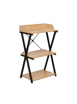 Liberta QUICK ΒΙΒΛΙΟΘΗΚΗ ΦΥΣΙΚΟ ΜΑΥΡΟ 50x29xH79cm 50x29xH79cm 28-0312