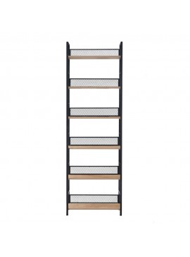 Liberta NEST ΒΙΒΛΙΟΘΗΚΗ ΦΥΣΙΚΟ ΜΑΥΡΟ 60x28xH187cm 60x28xH187cm 28-0313