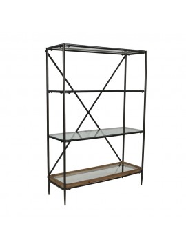 Liberta MARAIS ΒΙΒΛΙΟΘΗΚΗ 4ΡΑΦΙΑ ΦΥΣΙΚΟ 127x43xH184cm 127x43xH184cm 28-0320