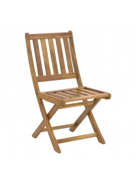Καρέκλα Elijie pakoworld πτυσσόμενη ξύλο ακακίας φυσικό 45x62x90εκ