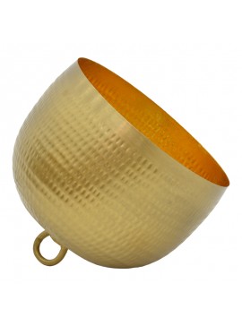 Intrahome Φωτιστικό δαπέδου Lightie intrahome E27 χρυσό μέταλλο Φ35x33εκ | SKU: INTRAPA-398111121