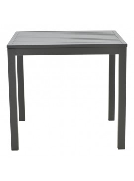 Τραπέζι Koex Intrahome αλουμινίου ανθρακί 80x80x74εκ INTRAPA-399111116