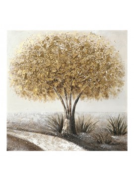 Πίνακας σε καμβά Forestree I Inart 100x3x100εκ 296-000013