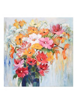 Πίνακας σε καμβά Spino I Inart 80x3x80εκ