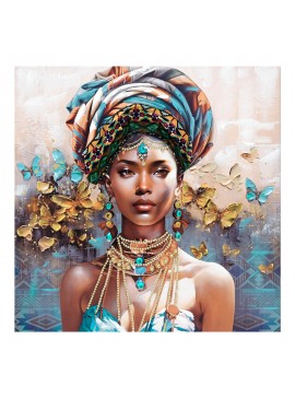 Πίνακας σε καμβά Baba 3D Inart 100x3x100εκ