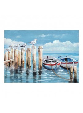 Πίνακας σε καμβά Port Inart 100x3x70εκ