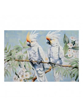 Πίνακας σε καμβά Parote Ι Inart 100x3x70εκ