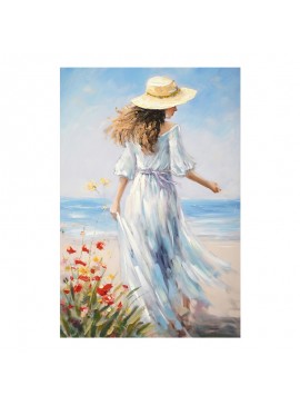 Πίνακας σε καμβά Avra Ι Inart 60x3x90εκ