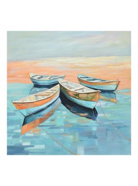 Πίνακας σε καμβά Boatty Inart 100x3x100εκ