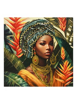 Πίνακας σε καμβά Gangalo 3D Inart 100x3x100εκ