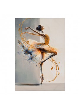 Πίνακας σε καμβά Dancito 3D Inart 70x2.5x100εκ