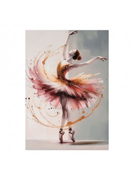 Πίνακας σε καμβά Dancito I 3D Inart 70x2.5x100εκ