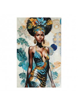 Πίνακας σε καμβά Georgina 3D Inart 80x3x120εκ