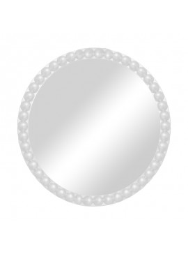 Καθρέπτης Mebel pakoworld λευκό pp Φ60x3.5εκ