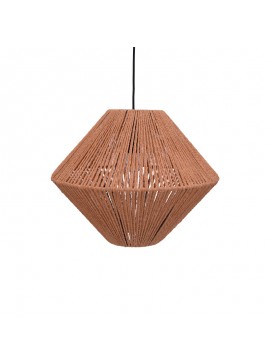 Φωτιστικό οροφής Palmo Inart Ε27 rope σε φυσική απόχρωση Φ40x32εκ