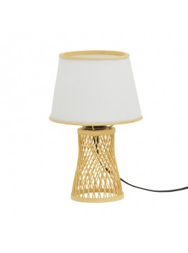 Επιτραπέζιο φωτιστικό Kaldro Inart Ε27 μπαμπού σε φυσική απόχρωση Φ24x37εκ