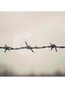 Intra Συλλεκτικό Ξύλινο Παζλ Plywood  4mm - Συρματοπλέγματα σε ουδέτερο φόντο Σε Ξύλινο Κουτί - Διαστάσεις Puzzle: 10x10 cm – 25 κομμάτια