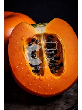 Σετ των 2 Intra Συλλεκτικό Ξύλινο Παζλ Plywood  4mm - Φέτες πορτοκαλιού με σπόρους και σταγόνες νερού Σε Ξύλινο Κουτί - Διαστάσεις: 10x10 cm – 25 κομμάτια