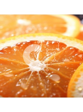 Σετ των 2 Intra Συλλεκτικό Ξύλινο Παζλ Plywood  4mm - Κοντινό πλάνο φρέσκων πορτοκαλιών με σταγονίδια νερού Σε Ξύλινο Κουτί - Διαστάσεις: 10x10 cm – 25 κομμάτια