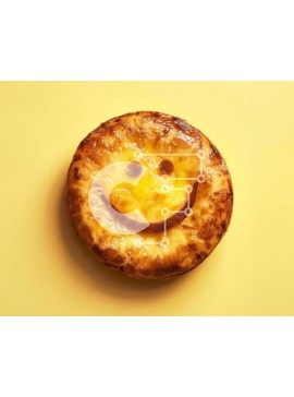 Σετ των 2 Intra Συλλεκτικό Ξύλινο Παζλ Plywood  4mm - Διασκεδαστική και παιχνιδιάρικη ζαχαροπλαστική με χαμογελαστό πρόσωπο Σε Ξύλινο Κουτί - Διαστάσεις: 10x10 cm – 25 κομμάτια