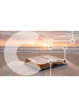 Intra Συλλεκτικό Ξύλινο Παζλ Plywood  4mm - Ανοιχτό βιβλίο στο Beach Sunset Σε Ξύλινο Κουτί - Διαστάσεις Puzzle: 10x10 cm – 25 κομμάτια