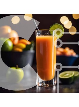 Σετ των 2 Intra Συλλεκτικό Ξύλινο Παζλ Plywood  4mm - Δροσιστικό ρόφημα πορτοκαλιού με εσπεριδοειδή Σε Ξύλινο Κουτί - Διαστάσεις: 10x10 cm – 25 κομμάτια