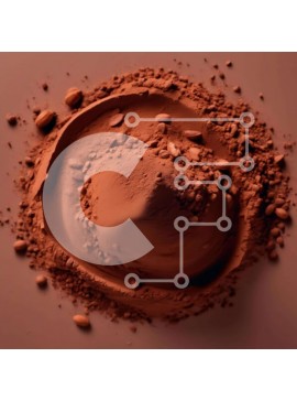 Σετ των 2 Intra Συλλεκτικό Ξύλινο Παζλ Plywood  4mm - Κακάο σε σκόνη και φασόλια Σε Ξύλινο Κουτί - Διαστάσεις: 10x10 cm – 25 κομμάτια