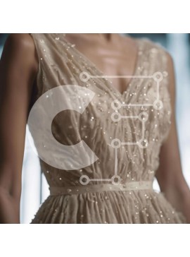 Σετ των 2 Intra Συλλεκτικό Ξύλινο Παζλ Plywood  4mm - Γυναίκα με μπεζ φόρεμα με πούλιες Σε Ξύλινο Κουτί - Διαστάσεις: 10x10 cm – 25 κομμάτια