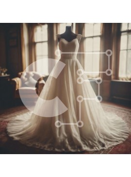 Σετ των 2 Intra Συλλεκτικό Ξύλινο Παζλ Plywood  4mm - Νυφικό που εμφανίζεται σε κενό δωμάτιο Σε Ξύλινο Κουτί - Διαστάσεις: 10x10 cm – 25 κομμάτια