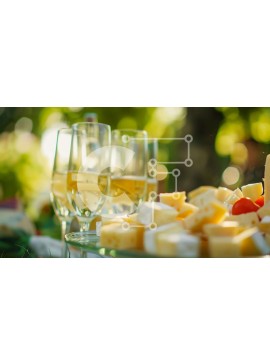 Σετ των 2 Intra Συλλεκτικό Ξύλινο Παζλ Plywood  4mm - Πιατέλα τυριών και κρασιού σε εξωτερικούς χώρους Σε Ξύλινο Κουτί - Διαστάσεις: 10x10 cm – 25 κομμάτια