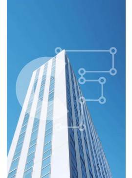 Intra Συλλεκτικό Ξύλινο Παζλ Plywood  4mm - Ψηλό λευκό κτίριο με πολλά παράθυρα Σε Ξύλινο Κουτί - Διαστάσεις Puzzle: 10x10 cm – 25 κομμάτια