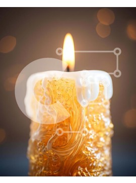 Intra Συλλεκτικό Ξύλινο Παζλ Plywood  4mm - Πολύπλοκα διακοσμημένο κερί Σε Ξύλινο Κουτί - Διαστάσεις Puzzle: 10x10 cm – 25 κομμάτια