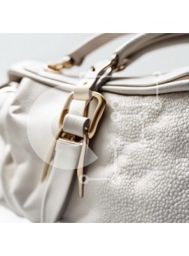 Σετ των 2 Intra Συλλεκτικό Ξύλινο Παζλ Plywood  4mm - Κομψή λευκή τσάντα με χρυσό υλικό Σε Ξύλινο Κουτί - Διαστάσεις: 10x10 cm – 25 κομμάτια