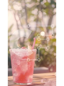 Intra Συλλεκτικό Ξύλινο Παζλ Plywood  4mm - Ροζ Μαργαρίτα σε ξύλινο τραπέζι εξωτερικού χώρου Σε Ξύλινο Κουτί - Διαστάσεις: 10x10 cm – 25 κομμάτια