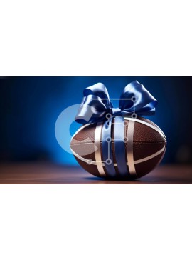 Intra Συλλεκτικό Ξύλινο Παζλ Plywood  4mm - Δώρο μπάλα ποδοσφαίρου με μπλε κορδέλα Σε Ξύλινο Κουτί - Διαστάσεις Puzzle: 10x10 cm – 25 κομμάτια