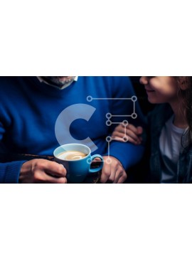 Intra Συλλεκτικό Ξύλινο Παζλ Plywood  4mm - Ηλικιωμένος άνδρας και νεαρό κορίτσι μοιράζονται μια στιγμή Σε Ξύλινο Κουτί - Διαστάσεις Puzzle: 10x10 cm – 25 κομμάτια