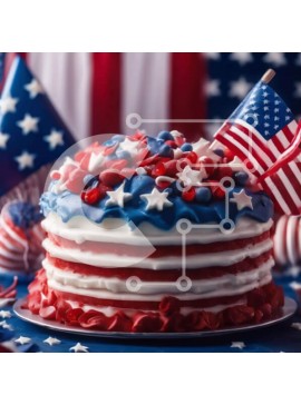 Σετ των 2 Intra Συλλεκτικό Ξύλινο Παζλ Plywood  4mm - Πατριωτική τούρτα για γιορτές και ειδικές περιστάσεις Σε Ξύλινο Κουτί - Διαστάσεις: 10x10 cm – 25 κομμάτια