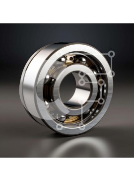 Intra Συλλεκτικό Ξύλινο Παζλ Plywood  4mm - Ρουλεμάν από ανοξείδωτο ατσάλι Σε Ξύλινο Κουτί - Διαστάσεις Puzzle: 10x10 cm – 25 κομμάτια