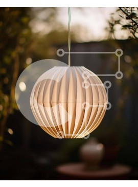 Intra Συλλεκτικό Ξύλινο Παζλ Plywood  4mm - Φωτιστικό Λευκής Βίβλου σε εξωτερικό χώρο Σε Ξύλινο Κουτί - Διαστάσεις Puzzle: 10x10 cm – 25 κομμάτια