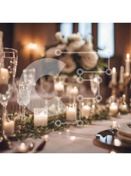 Σετ των 2 Intra Συλλεκτικό Ξύλινο Παζλ Plywood  4mm - Κομψή ρύθμιση τραπεζαρίας Σε Ξύλινο Κουτί - Διαστάσεις: 10x10 cm – 25 κομμάτια