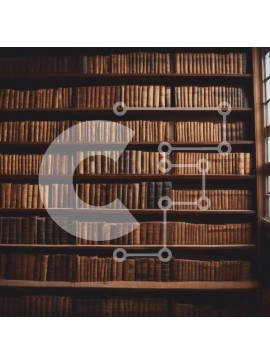 Intra Συλλεκτικό Ξύλινο Παζλ Plywood  4mm - Παλιά βιβλιοθήκη με βιβλία και φυσικό φως Σε Ξύλινο Κουτί - Διαστάσεις Puzzle: 10x10 cm – 25 κομμάτια