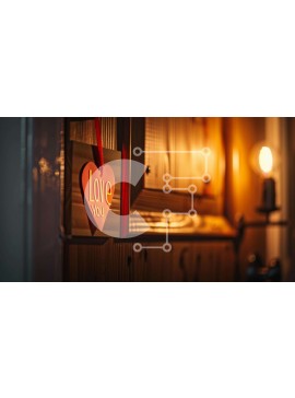 Intra Συλλεκτικό Ξύλινο Παζλ Plywood  4mm - Ζεστή και ρομαντική σκηνή Σε Ξύλινο Κουτί - Διαστάσεις Puzzle: 10x10 cm – 25 κομμάτια