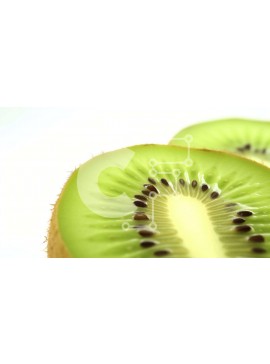 Σετ των 2 Intra Συλλεκτικό Ξύλινο Παζλ Plywood  4mm - Κοντινό πλάνο με πράσινο ακτινίδιο σε φέτες Σε Ξύλινο Κουτί - Διαστάσεις: 10x10 cm – 25 κομμάτια