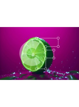 Σετ των 2 Intra Συλλεκτικό Ξύλινο Παζλ Plywood  4mm - Φέτα ασβέστη που επιπλέει στο νερό Σε Ξύλινο Κουτί - Διαστάσεις: 10x10 cm – 25 κομμάτια